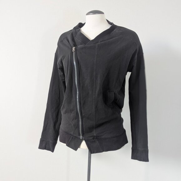 Lululemon Moto Zip Up Jacket Black Medium - Picture 3 of 4